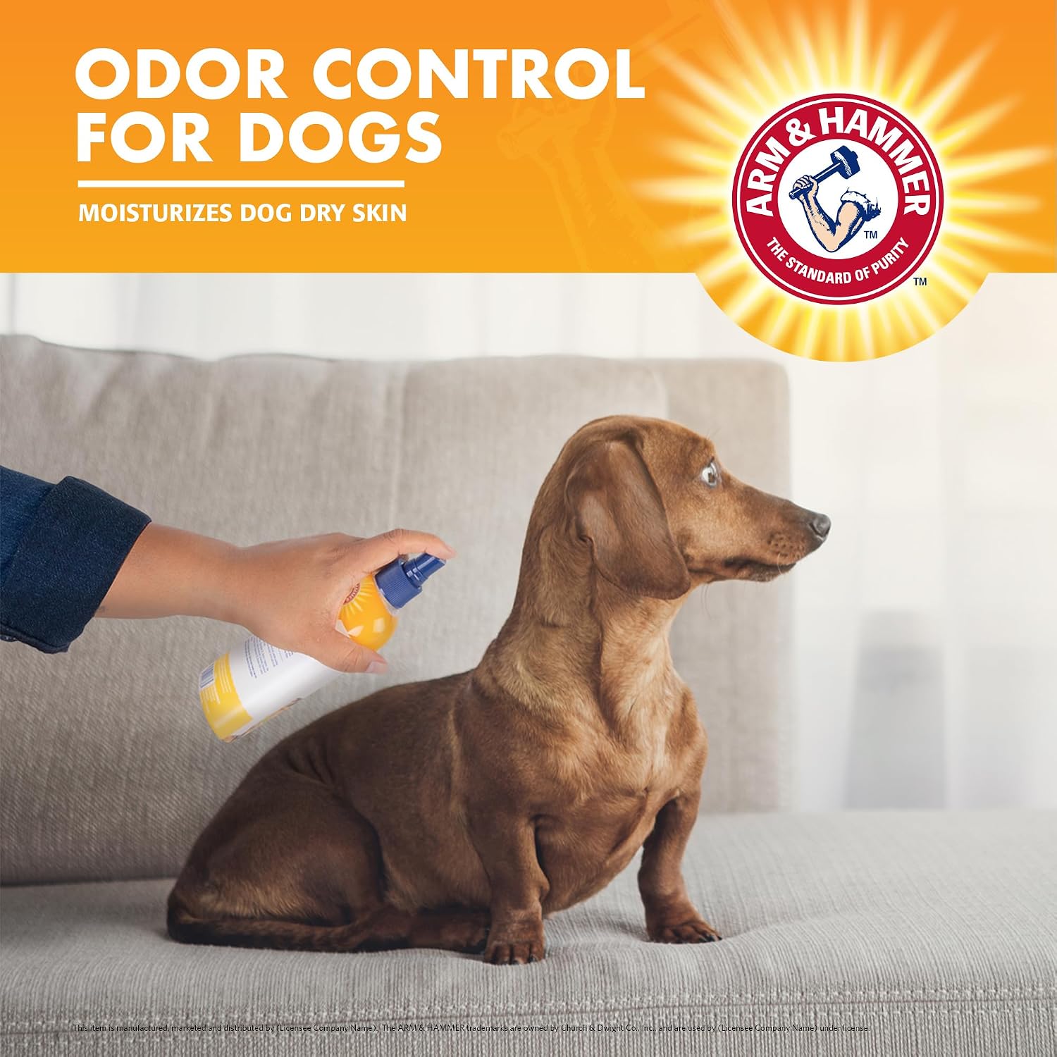 Arm & Hammer Super Deodorizing Dog Spray, Kiwi Blossom, 8 Fl Oz