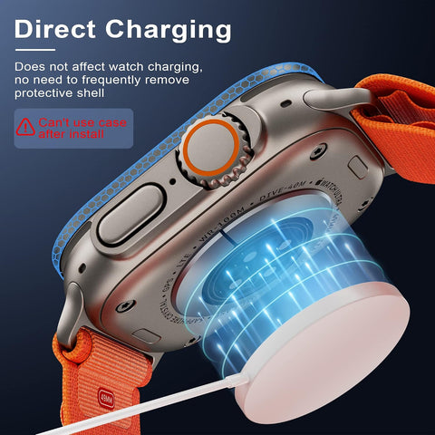 WSKEN for Apple Watch Ultra 3/Ultra 2/Ultra Screen Protector - Lightweight