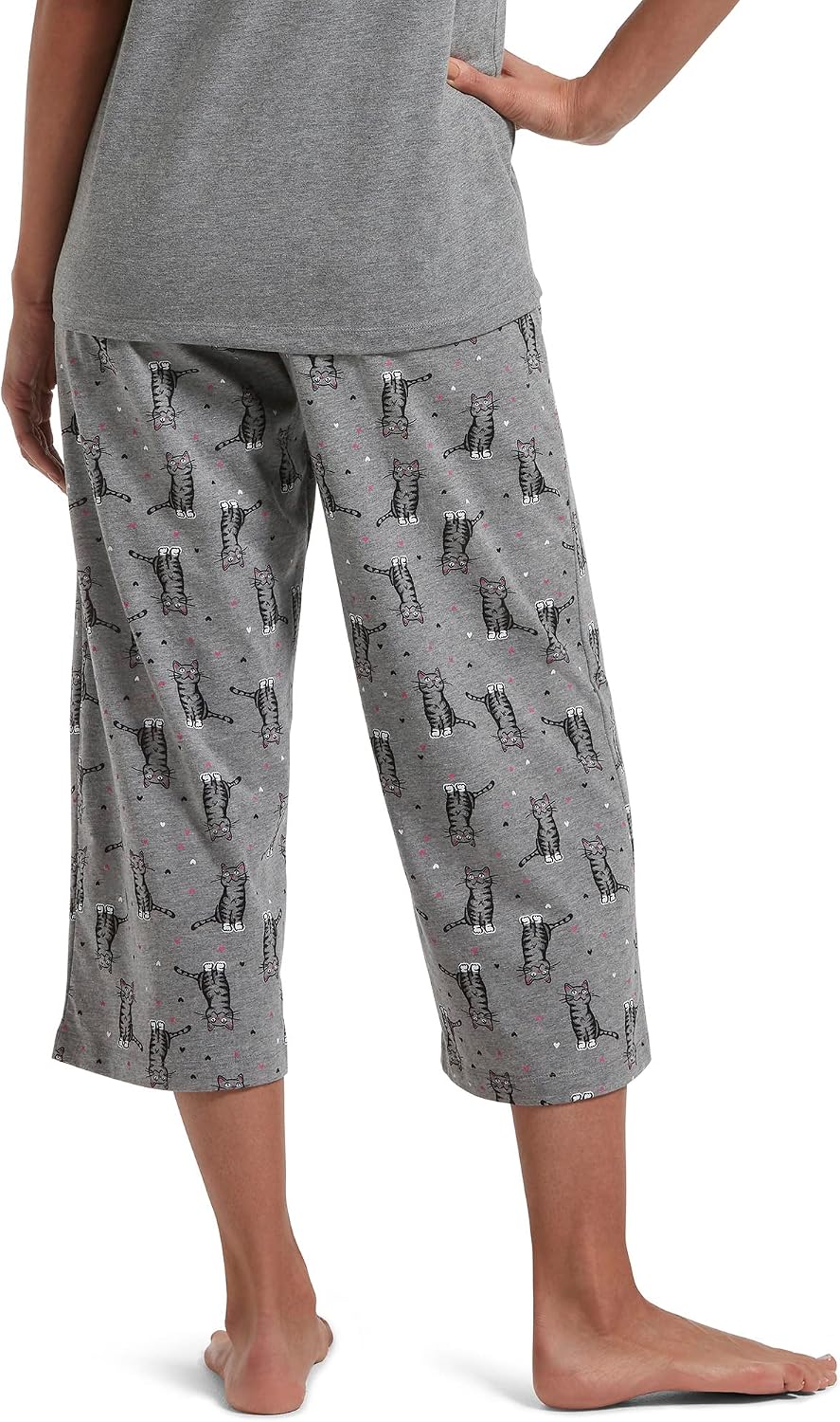 HUE Womens Printed Knit Long Pajama Sleep Pant