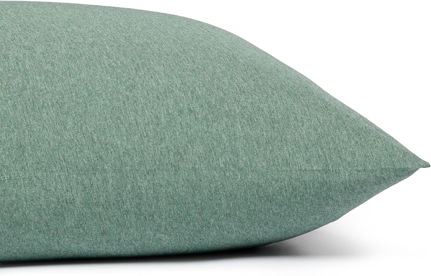 Amazon Basics 100% Cotton Breathable Jersey Bed Sheet Set, Machine Washable, All-Season, King, Olive (Melange)