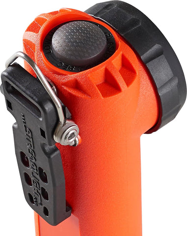 Streamlight 90044 Survivor X USB 250-Lumen USB Rechargeable Right-Angle Firefighter's Flashlight with Rechargeable Battery Pack, Orange