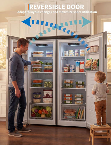 11 Cu.ft. Convertible Upright Freezer,Garage Ready Refigerator with Freezer