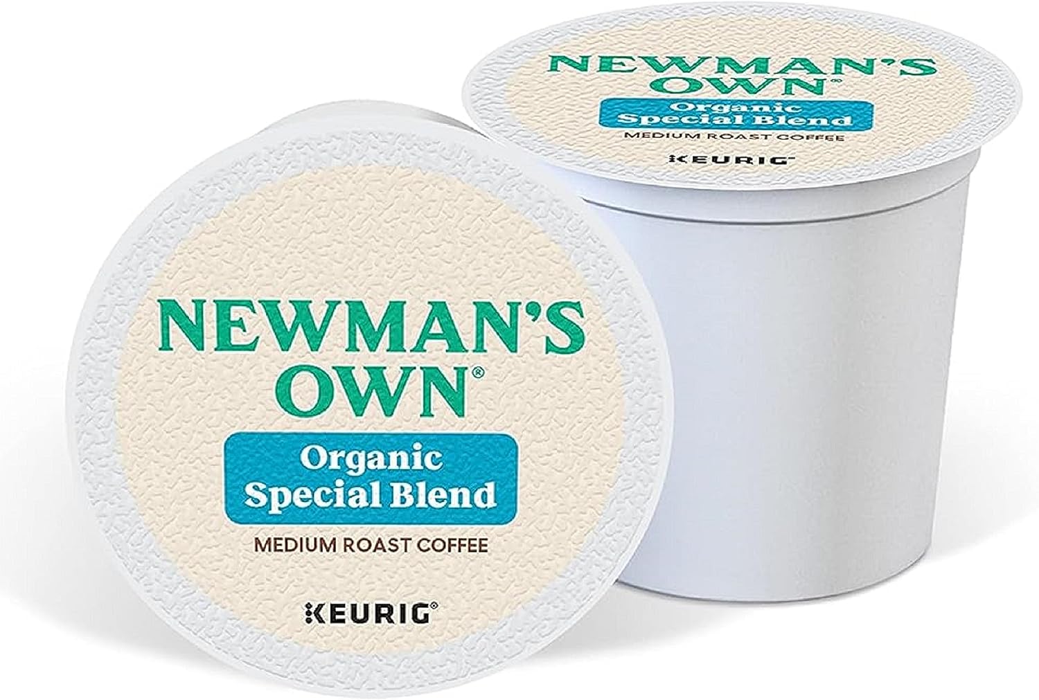 Newman's Own Organics, Special Blend, Single-Serve Keurig K-Cup Pods, Medium Roast, 120 Count (5 Boxes of 24 Pods)