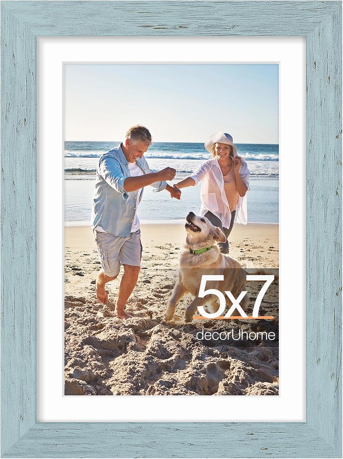 decorUhome 5x7 Picture Frame, Fits 4x6 Photos with Mat