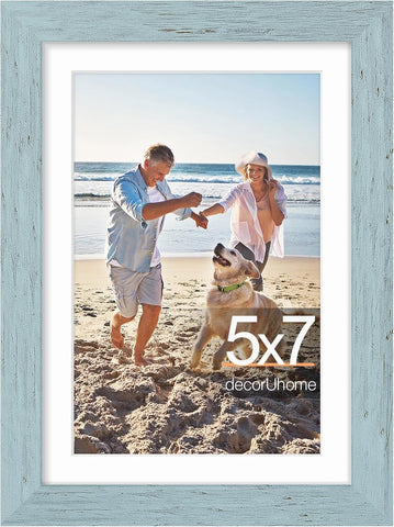 decorUhome 5x7 Picture Frame, Fits 4x6 Photos with Mat
