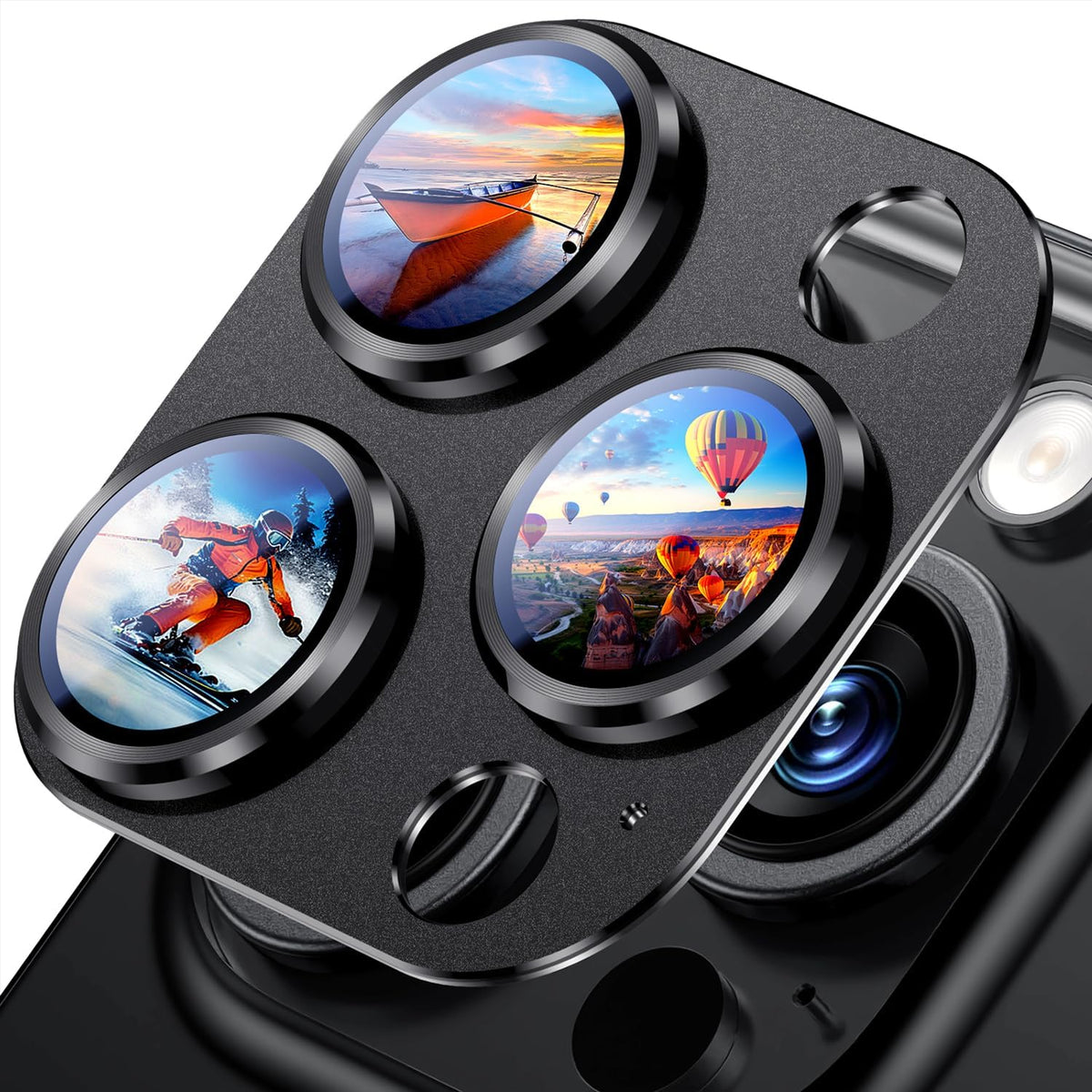 Uyiton for iPhone 16 Pro/iPhone 16 Pro Max Camera Lens Protector