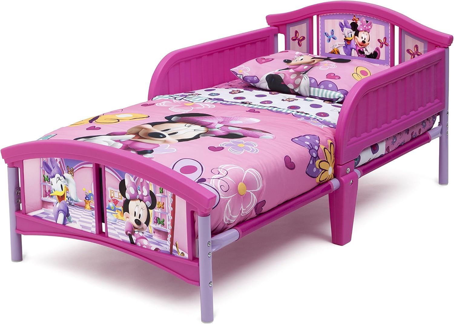Delta Children Plastic Toddler Bed, Disney Minnie Mouse