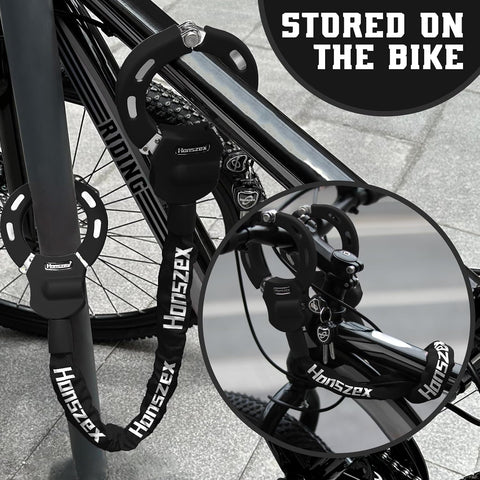 Scooter Lock, Bike Locks High Security with Key, 36.22inch Heavy Duty Bike Lock Chain, Accessories for Electric Scooter, E-Bikes