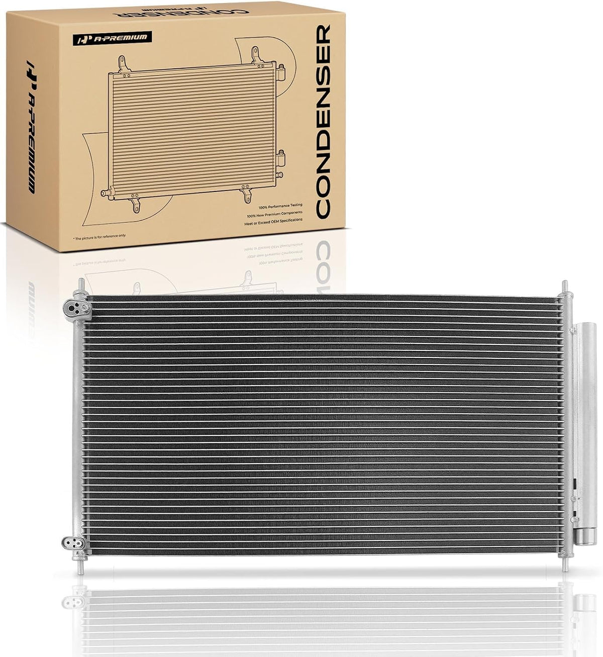 A-Premium Air Conditioning Condenser Compatible with Honda