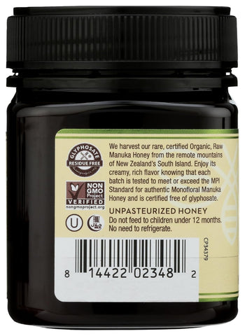 Wedderspoon Organic Raw Manuka Honey 150+ MGO, 8.8 Oz