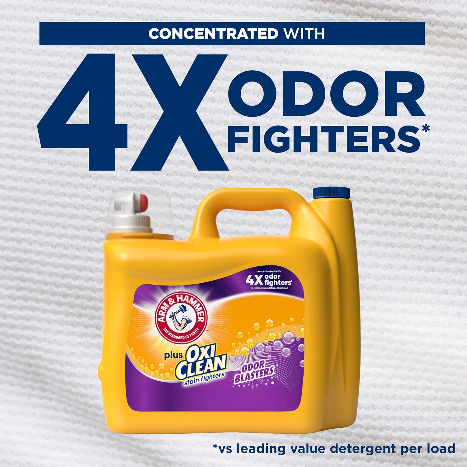 ARM & HAMMER Plus OxiClean with Odor Blasters Liquid Laundry Detergent