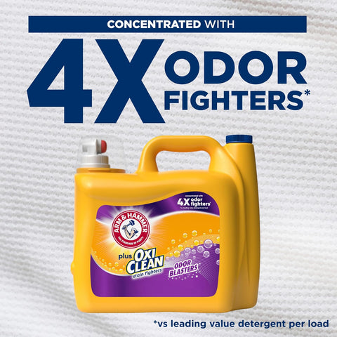 ARM & HAMMER Plus OxiClean with Odor Blasters Liquid Laundry Detergent