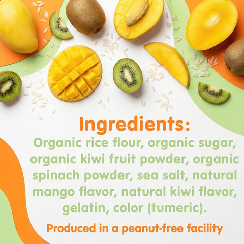 Baby Mum-Mum Organic Rice Biscuits, Super Tropical & Super Berries | 24 Count (Pack of 4) | Gluten Free, Allergen Free, Non-GMO | Toddler Snacks, Rice Rusk, Cracker, Cookies for Babies