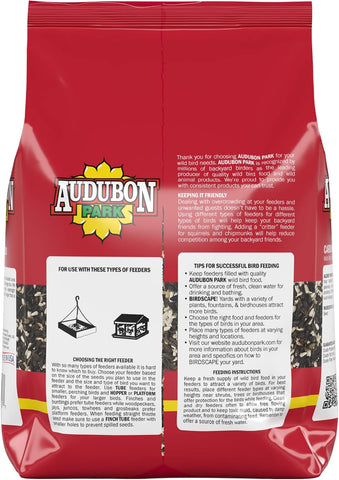 Audubon Park Cardinal Blend Wild Bird Food, Cardinal Bird Seed for Outside Feeders, 4-Pound Bag (Pack of 4)