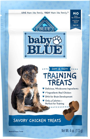 Blue Buffalo Baby BLUE Savory Chicken Puppy Training Treats, 4 oz