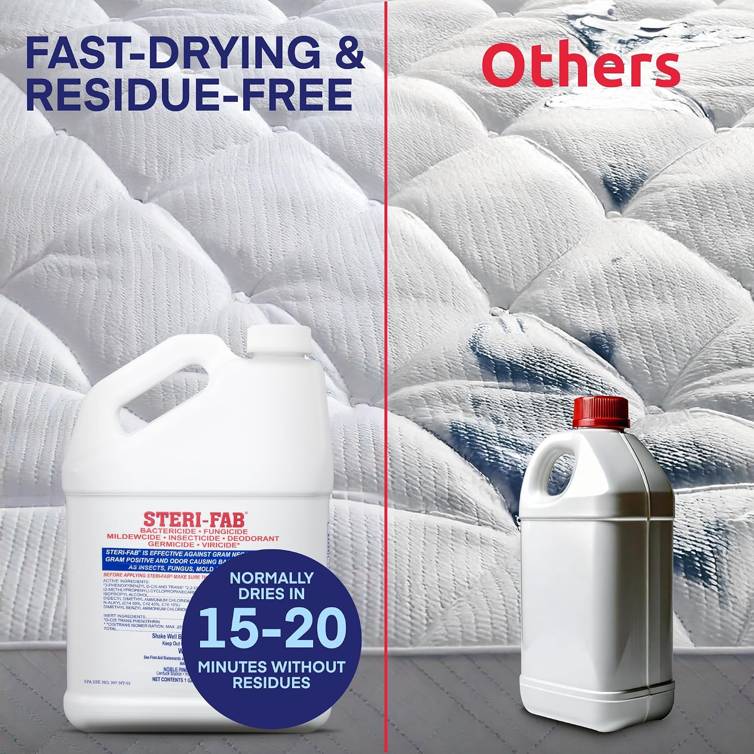 Steri-fab All-in-One Disinfectant & Insecticide Spray, 1 Gallon Jug
