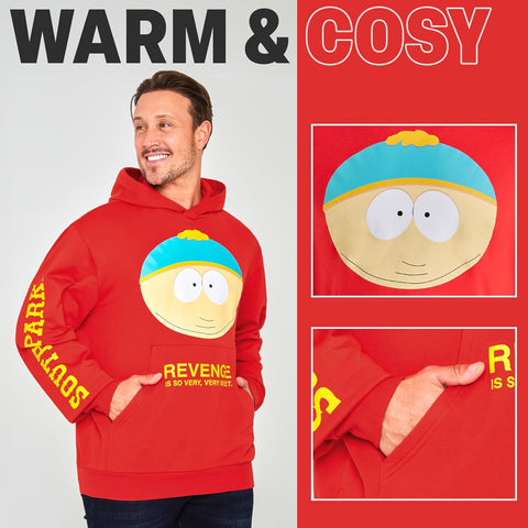 South Park Hoodie for Men, Warm Hooded Sweatshirt, Long Sleeve Sweater, Casual Pullover, Kyle Kenny Funny Gifts for Men