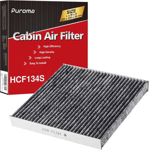 Puroma 1 Cabin Air Filter Activated Carbon for CP134 CF10134 Honda Acura