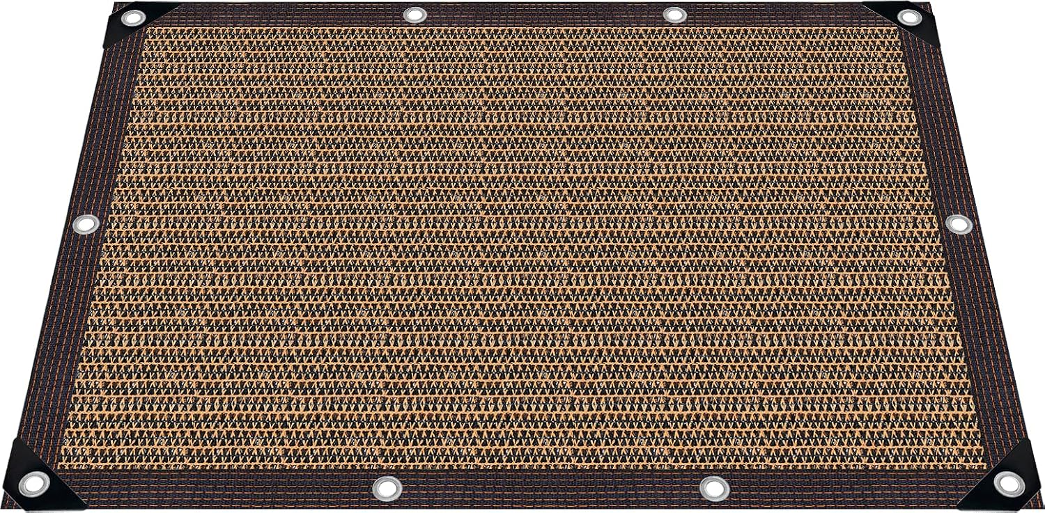 80% Garden Shade Cloth Sun Shade Fabric – UV Resistant Durable Sunblock Netting for Plants, Outdoor Patio, and Greenhouse Coverage
