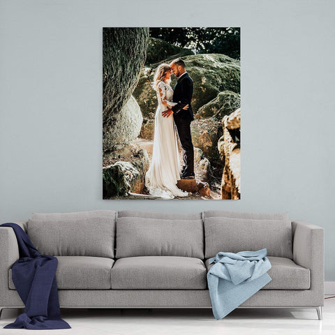 P&L ART. Personalized Custom Canvas Prints: Photo On Canvas Transform Your Photos into Stunning Framed Wall Art Digitally Printed Photo To Canvas Ideal for Home Decor Gifts Keepsakes Framed 18x24