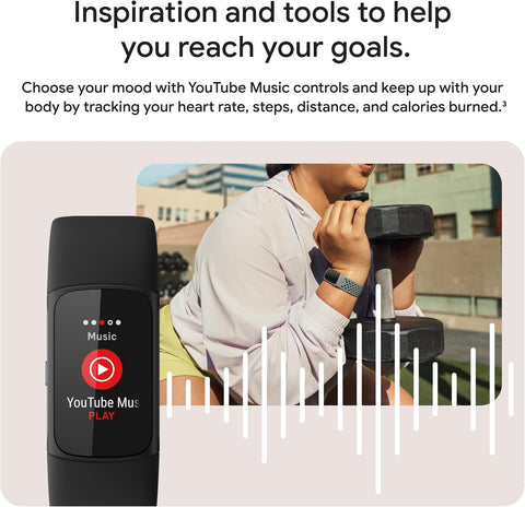Google Fitbit Charge 6 - Fitness Tracker - Obsidian/Black