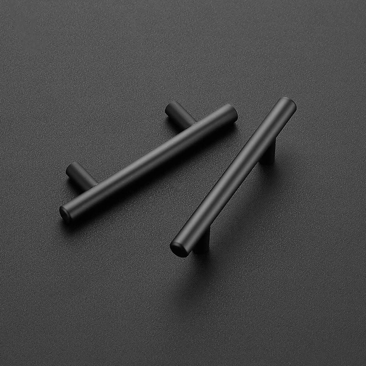 Ravinte Cabinet Handles,5" Length,3" Hole Center,Matte Black,30 Pack