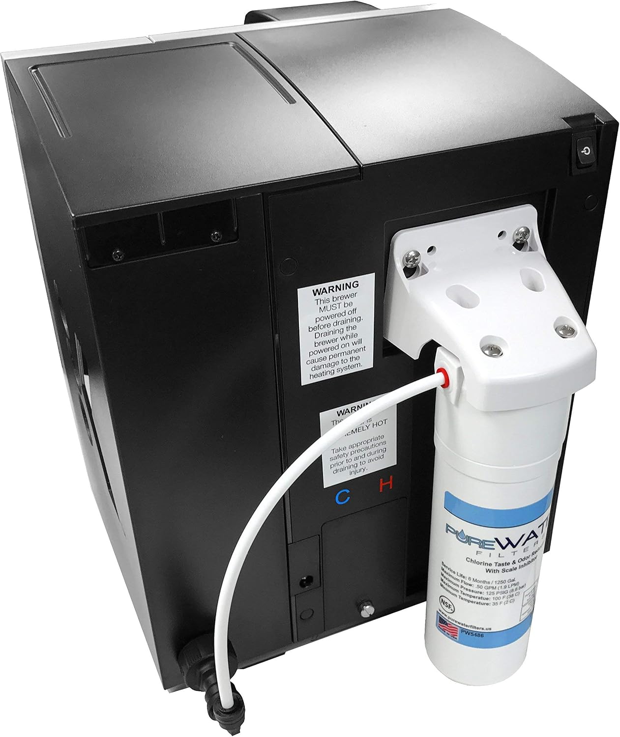 PureWater Filters Deluxe Water Filter Kit for Keurig Commercial Brewers