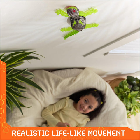 HEX BOTS Wall Crawler Gecko Rechargeable Remote Control Toy