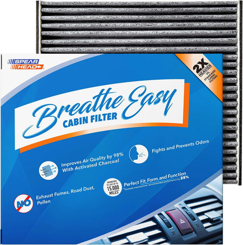Spearhead Odor Defense Breathe Easy AC & Heater Cabin Air Filter (BE-285)