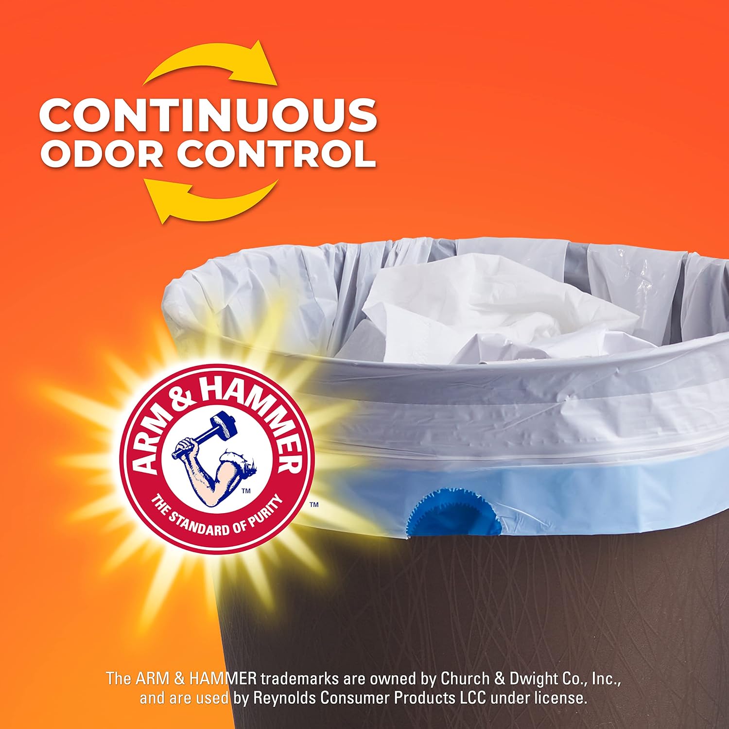 Hefty 4 Gallon Small Trash Bags, White, Fabuloso Lavender Scent, 52ct