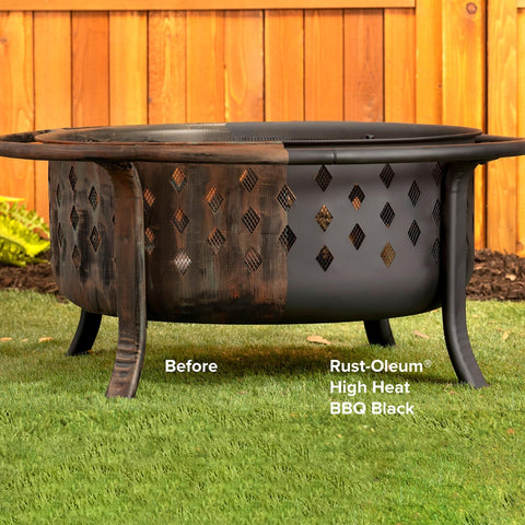 Rust-Oleum High Heat Flat Bar-B-Que Black Enamel Spray Paint