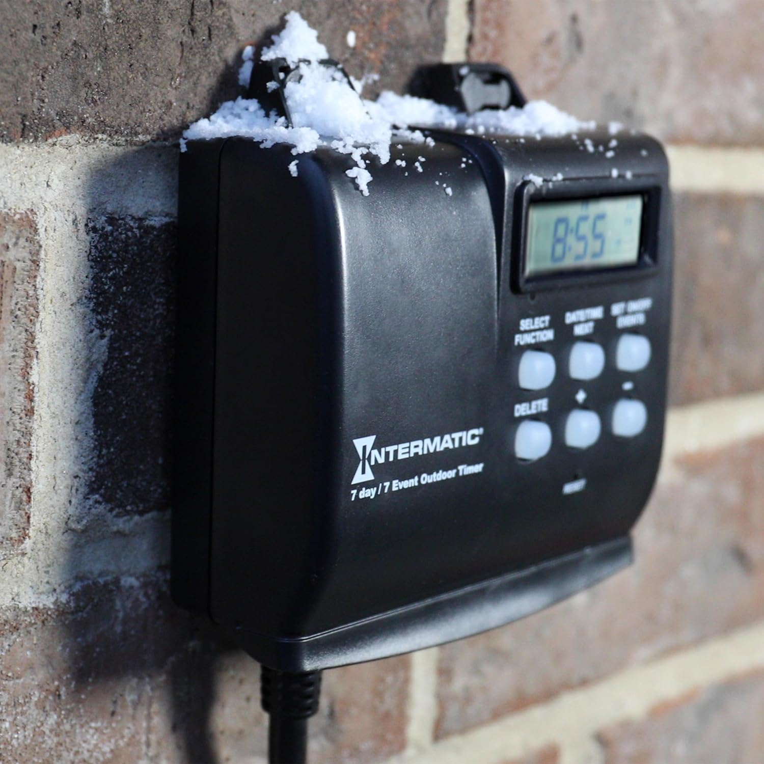 Intermatic HB880R Outdoor Timer with 7-Day Programming - Astronomic Self-Adjust Timer - Versatile Plug-in Design for Lights, Pumps, or Fans