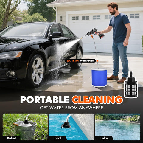 Cordless Portable Washer, Handheld Washer, Battery Operated Washer