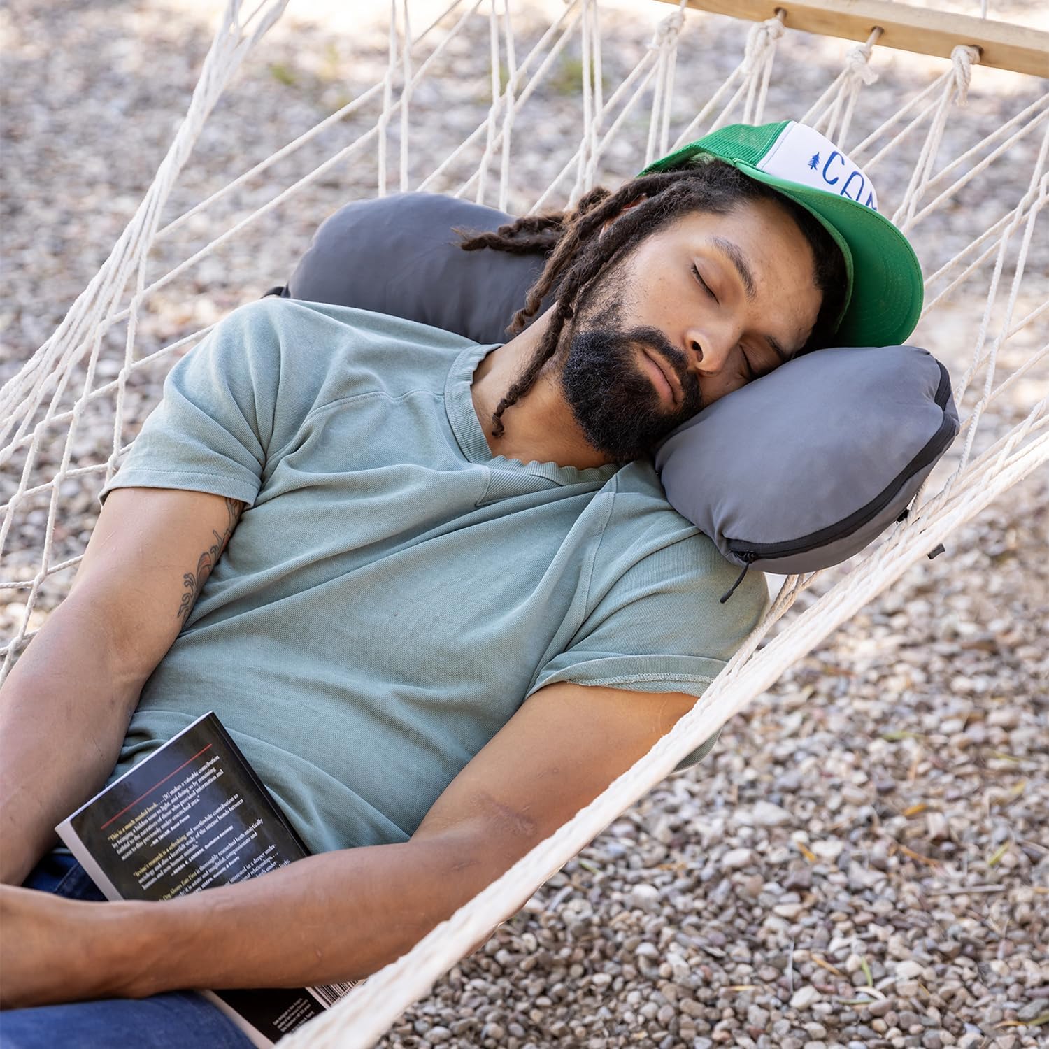 HEST Pro Travel Pillow - 3-in-1 Neck, Body, and Small Travel Pillow
