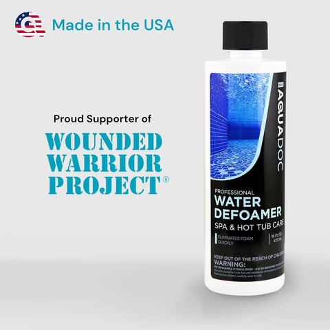 AquaDoc Hot Tub Defoamer - Spa Anti Foam Concentrate, 16 oz