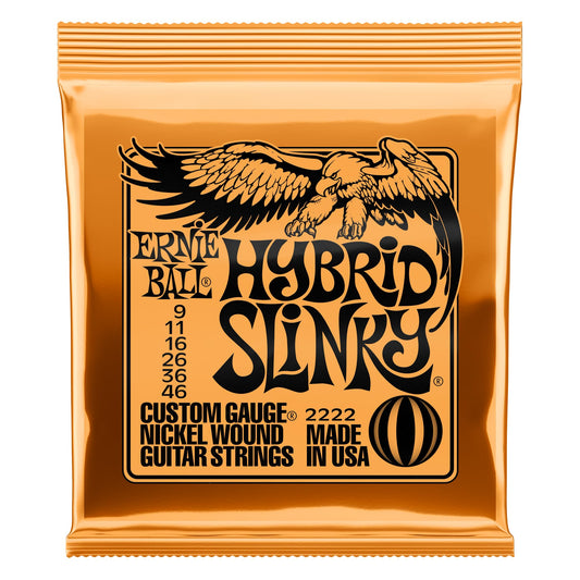 Ernie Ball Hybrid Slinky Nickel Wound Electric Guitar Strings - 9-46 Gauge