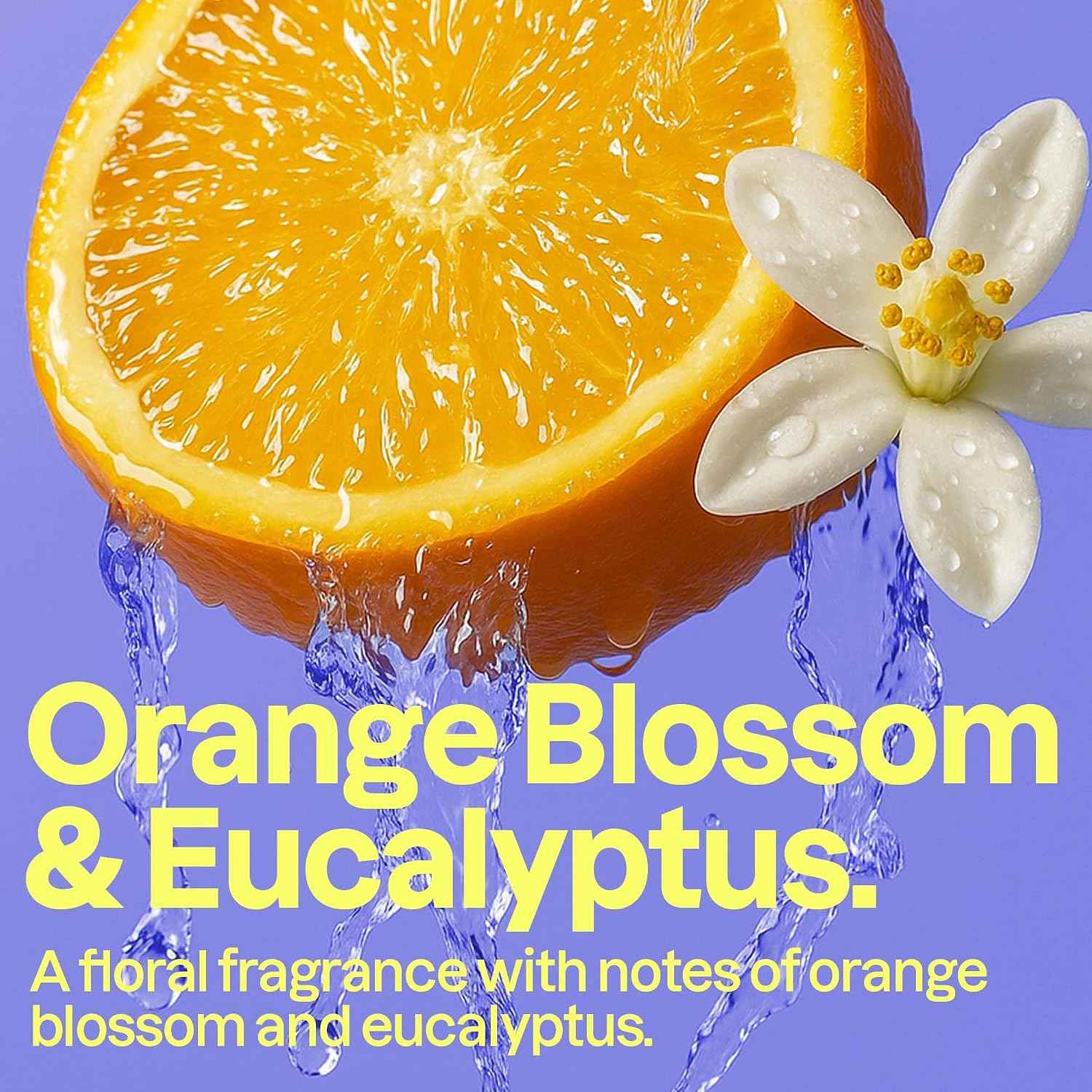 ATTITUDE Liquid Hand Soap, EWG Verified, Plant and Mineral-Based, Vegan Personal Care Products, Orange Blossom & Eucalyptus Scent, Bulk Refill Format, 135.26 Fl Oz