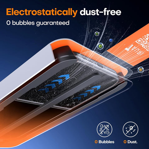 TAURI 2 Pack for iPhone 14 Screen Protector, 1-Step Install