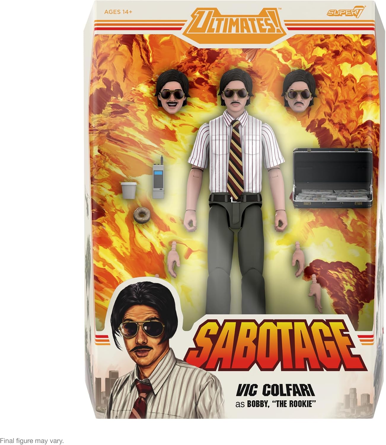 Super7 ULTIMATES! Beastie Boys Vic Colfari Sabotage - 7" Beastie Boys Action Figure with Accessories Hip Hop Collectibles and Retro Toys