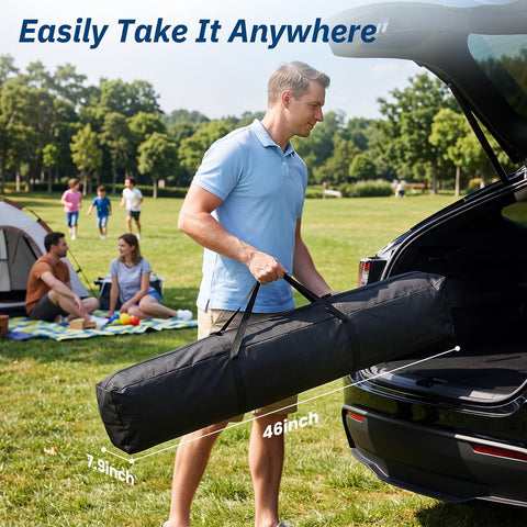 10x10 Pop Up Canopy Tent with 4 Sidewalls, Portable Outdoor Shelter