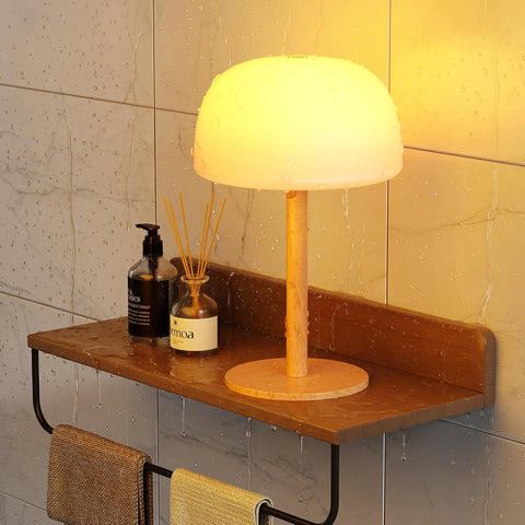 Shower Lamp Waterproof IP65, 7500mAh Rechargeable Bathroom Lamp