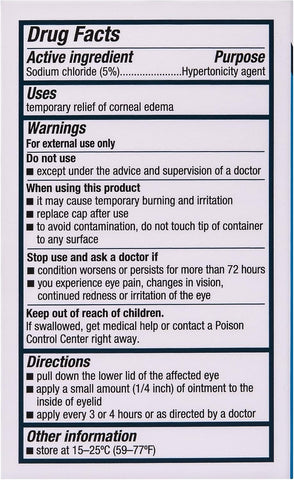 Bausch & Lomb Muro 128 Ointment 5% 2-Pack 7 g (Pack of 2)