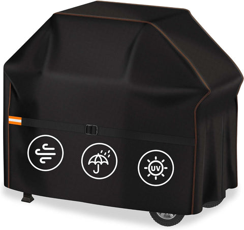 Enzeno Grill Cover for Outdoor Grill Waterproof,48 inch 2 Burner BBQ Gas Cover for Weber 7138 Spirit Il 200 and Spirit 200 Series,Barbecue Cover with Metal Buckle & Adjustable Drawstring