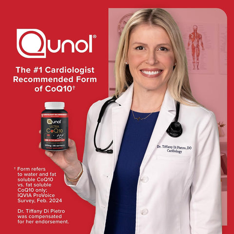 Qunol Ultra CoQ10 100mg, 3X Better Absorption, Antioxidant, 90 Softgels