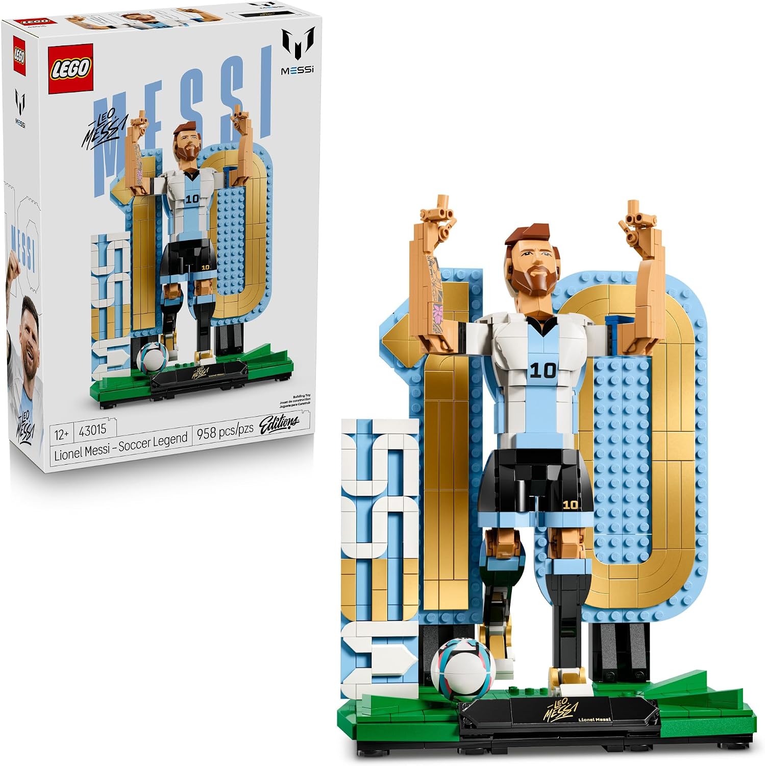 LEGO Editions Lionel Messi – Soccer Legend 43015