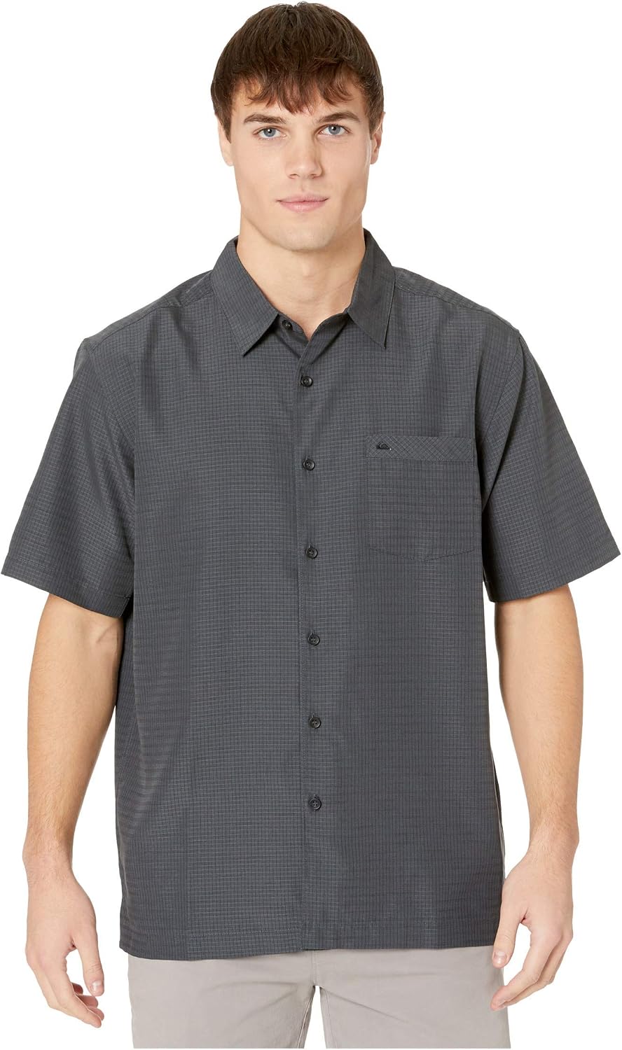 Quiksilver Men's Centinela 4 Button Up Comfort Fit Pocket Shirt