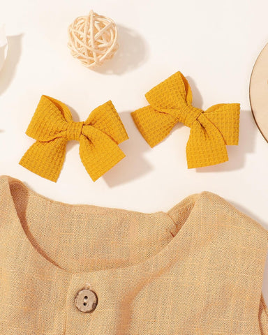 Jollybows 20pcs Baby Hair Clips Girls Bows 2" Mini Alligator Clip Toddler Pigtail Bow Fine Hair Clip