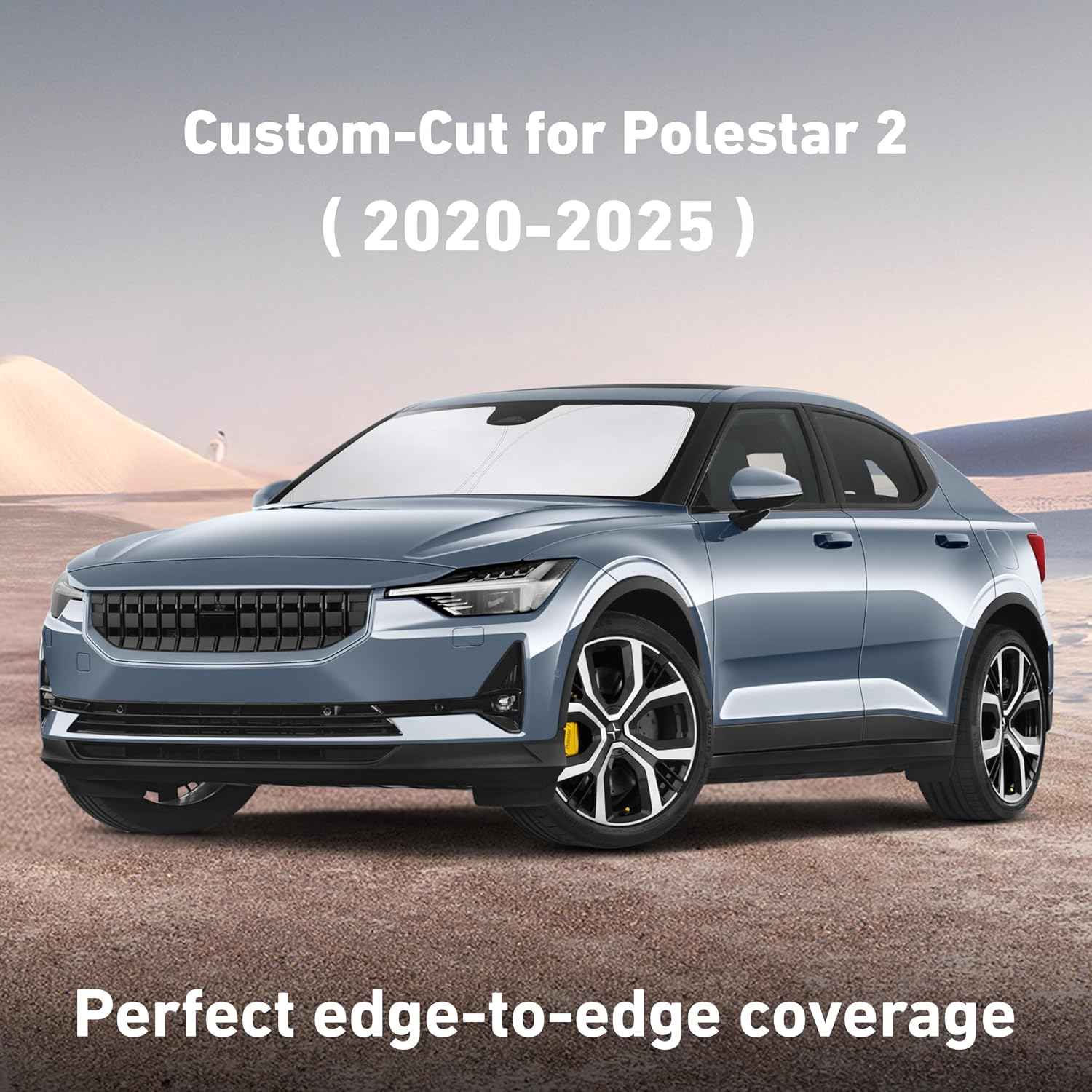 EcoNour Windshield Sunshade Compatible for Polestar 2 2020-2023 2024 2025