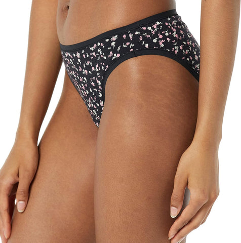 Amazon Essentials Women's Cotton Spandex Bikini Brief Underwear (Available in Plus Size)