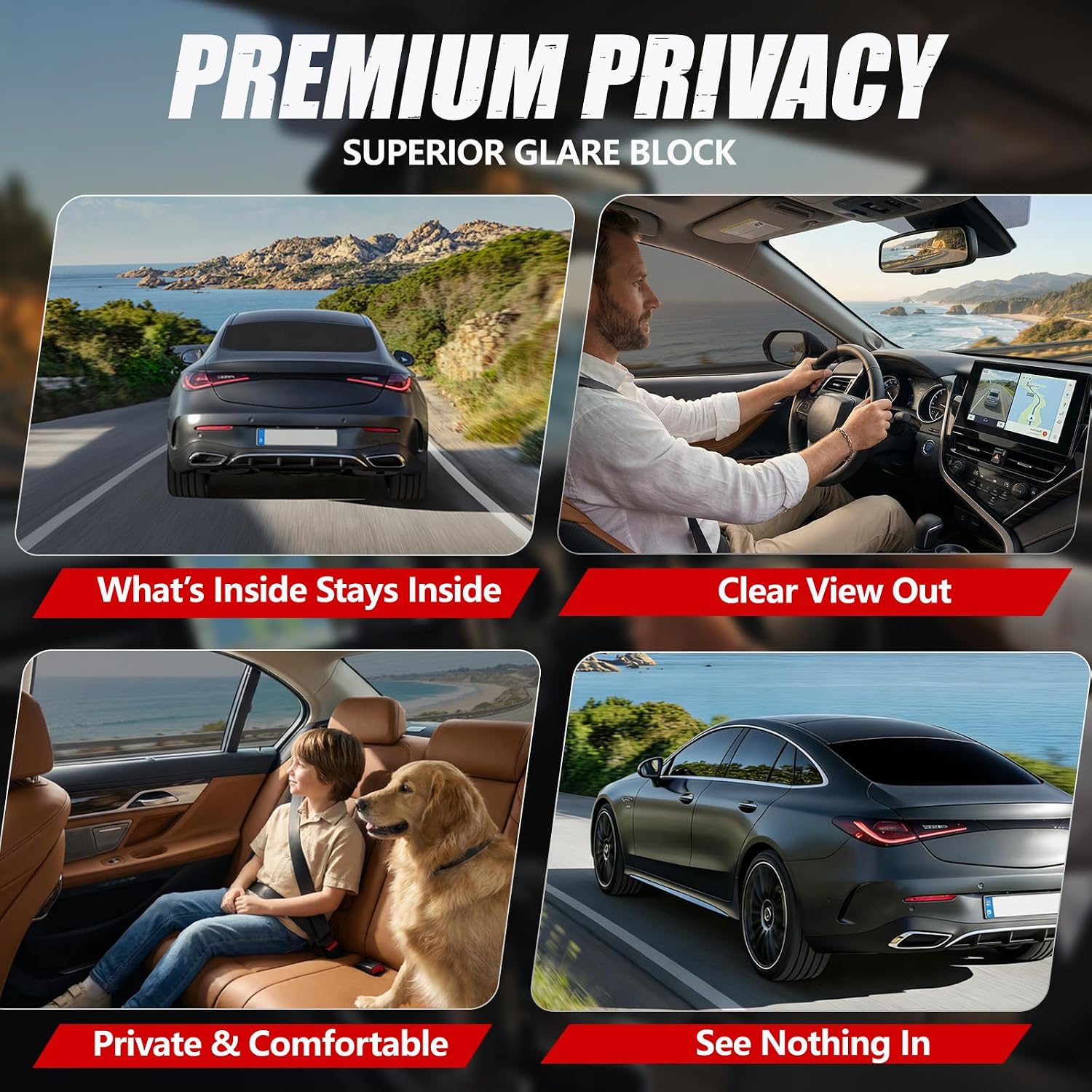 Vepagoo Ceramic Car Window Tint Film, 15% VLT, 20" x20FT